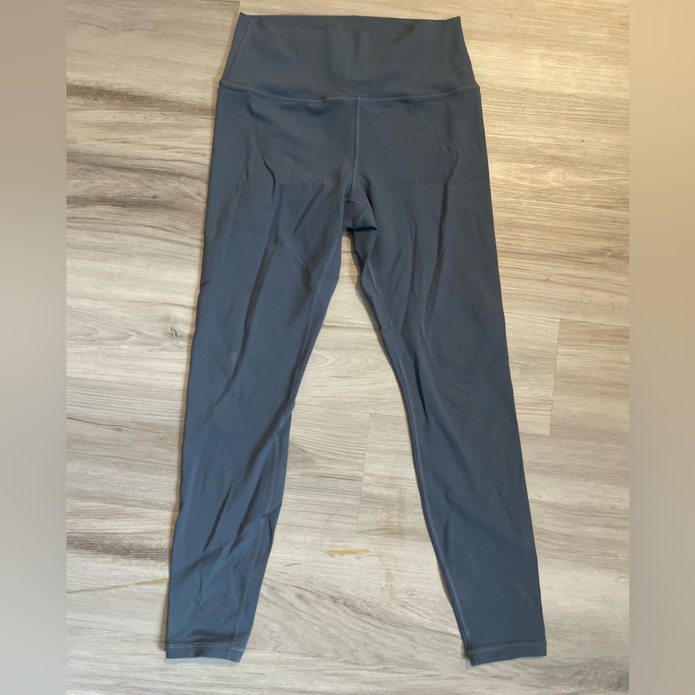 Athleta Gray High-Waisted Leggings